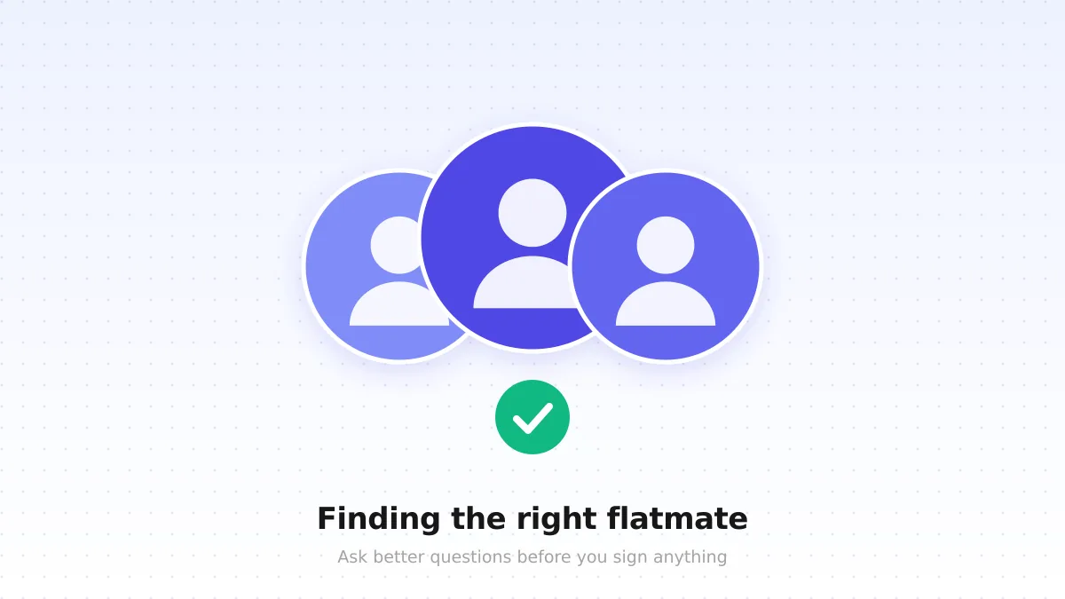 Three overlapping profile circles with a green tick beneath them